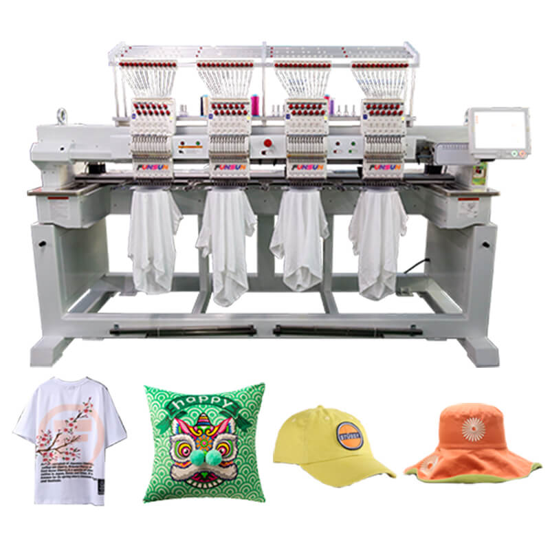 4 heads PEARL computerized embroidery machine