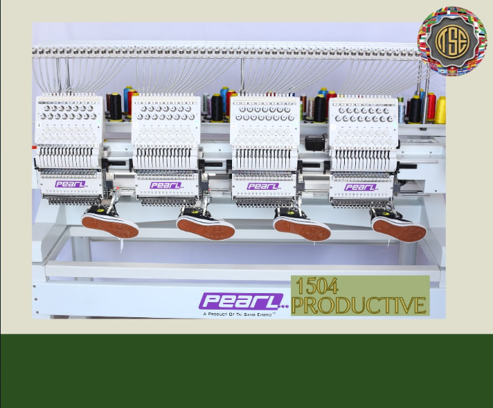 4 heads PEARL computerized embroidery machine