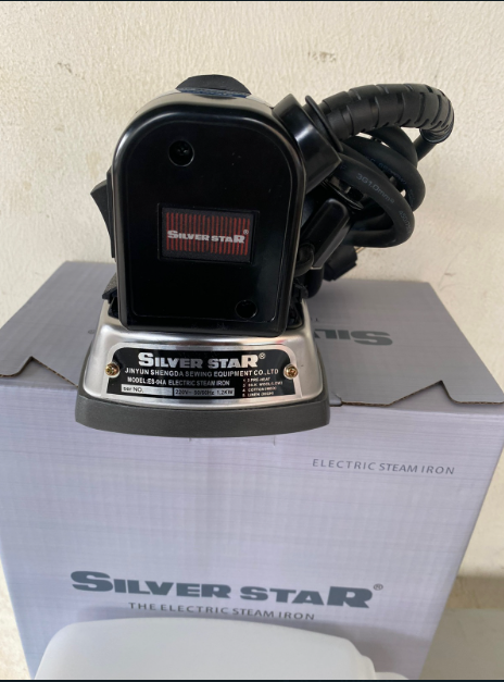 Silver star steam iron box